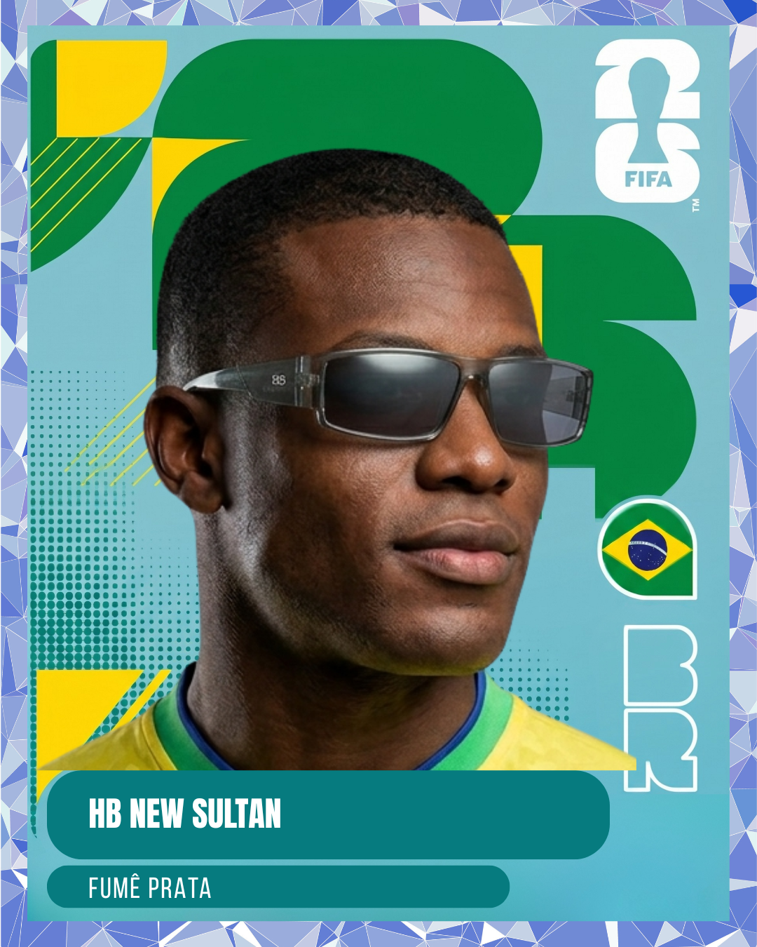 HB New Sultan Quartzo Fumê Prata - Sol - 62 mm