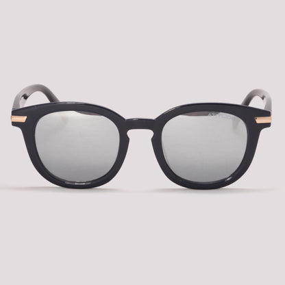 Atitude AT5366 D01 Azul Brilho Prata Espelhado - Sol - 48 mm