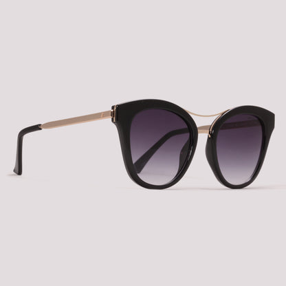 Atitude AT5368 A01 Preto e Dourado Brilho Preto Degradê - Sol - 52 mm