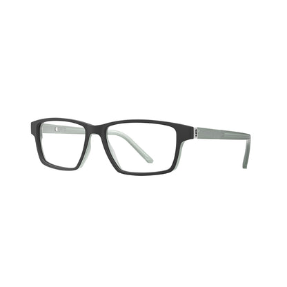 HB Polytech 0480 Retangular Matte Black Light Green - Grau - TAM 52 mm