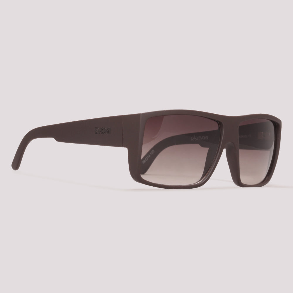 Evoke The Code BR04 Marrom Fosco Marrom Degradê - Sol - 58 mm