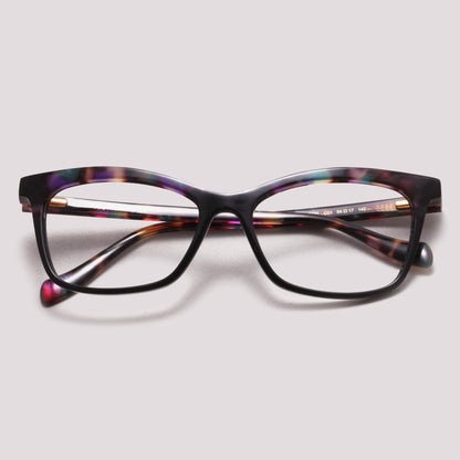 Ana Hickmann AH6335 C01 Preto e Marrom Mesclado Brilho - Grau - 54 mm