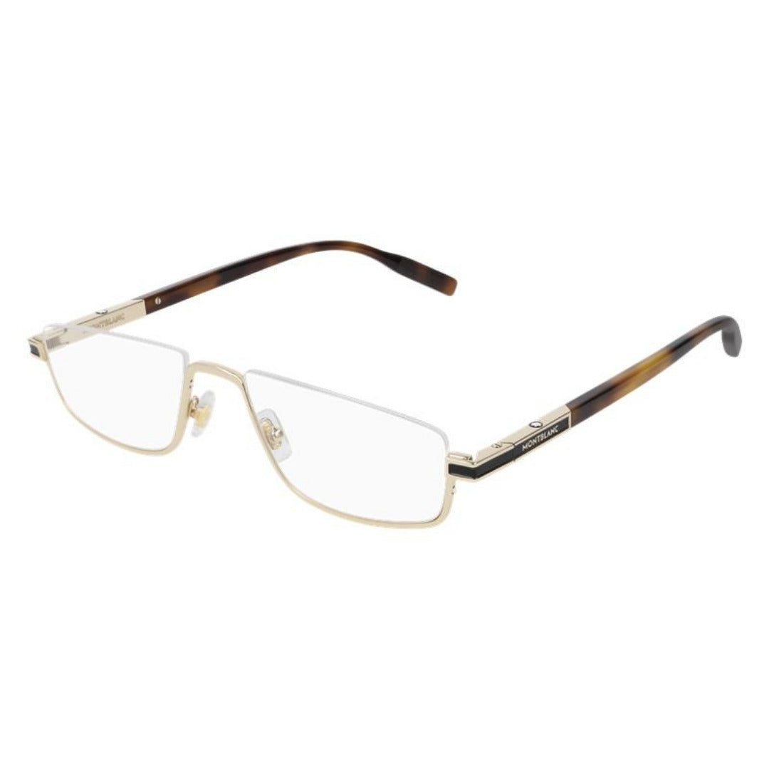 Montblanc MB0044O 002 Dourado Brilho - Grau - 55 mm
