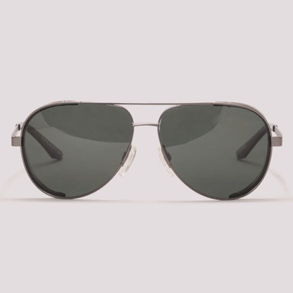 Evoke For You Ds17 02AP Prata Fosco Verde G15 Polarizado - Sol - 59 mm