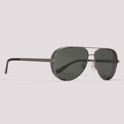 Evoke For You Ds17 02AP Prata Fosco Verde G15 Polarizado - Sol - 59 mm