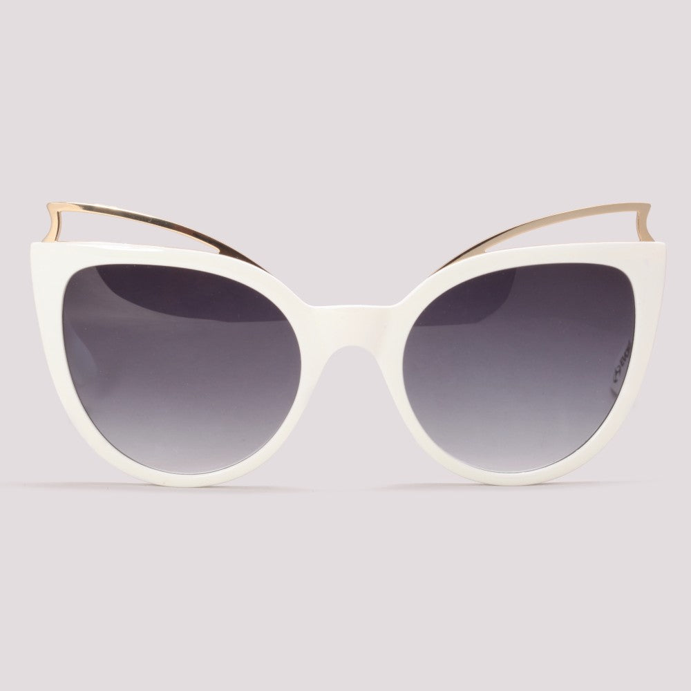 Óculos de Sol Evoke Penelope B01 White Shine / Gray Gradient Unico - Lente 5,6 cm