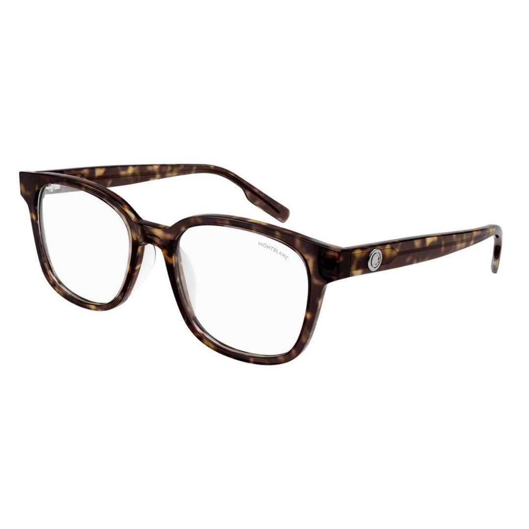 Montblanc MB0180OK 006 Marrom Mesclado - Grau - 56 mm