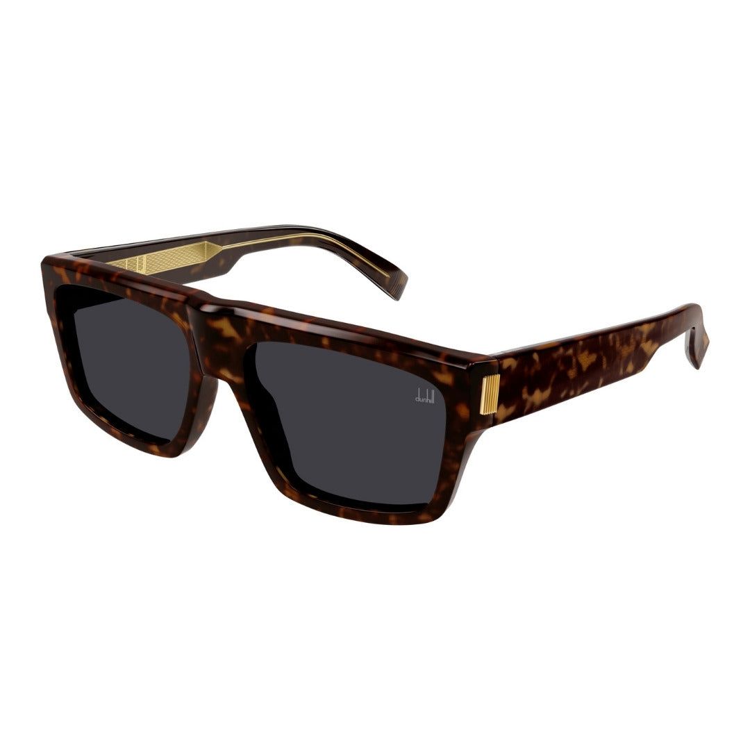 Dunhill DU0055S 002 Marrom Mesclado Preto - Sol - 57 mm