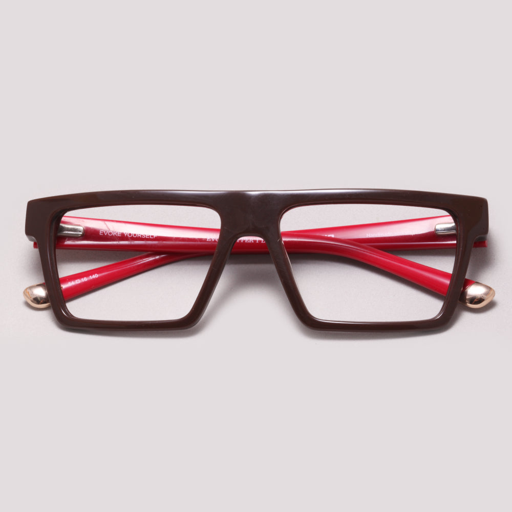 Evoke Upper I D01 Brown Temple Red Lente 5,4 cm  - Grau