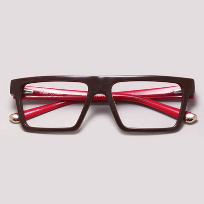 Evoke Upper I D01 Brown Temple Red Lente 5,4 cm  - Grau