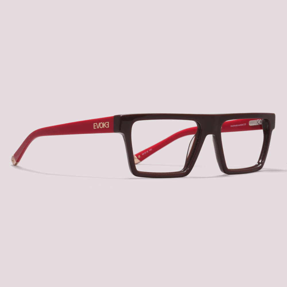 Evoke Upper I D01 Brown Temple Red Lente 5,4 cm  - Grau