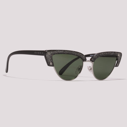 Evoke Catherine T01 Glitter Black/ Gray Total UNICO