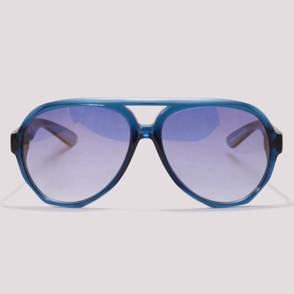 Evoke Diamond Aviator T02 Azul Translúcido Azul Espelhado - Sol - 59 mm