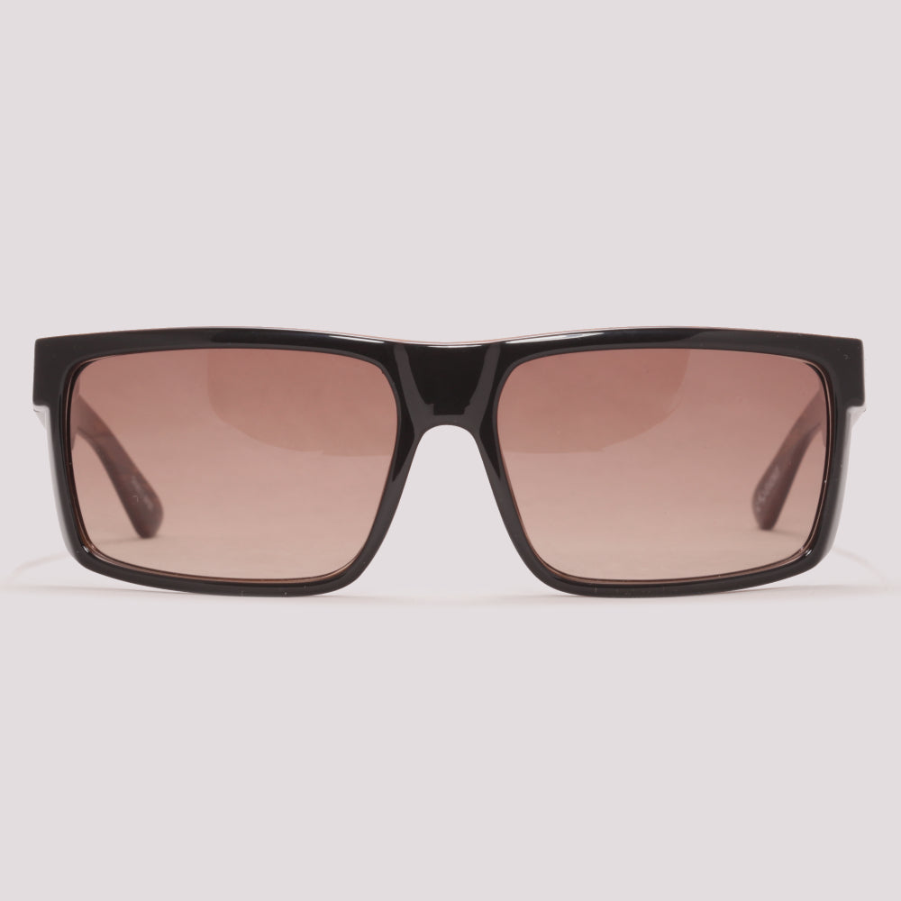 Evoke Shift W01 Preto Brilho e Wood Marrom Degradê - Sol - 52 mm