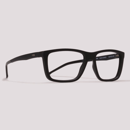 HB 0351 Switch Clip On Preto Fosco Cinza Polarizado - Grau - 52 mm