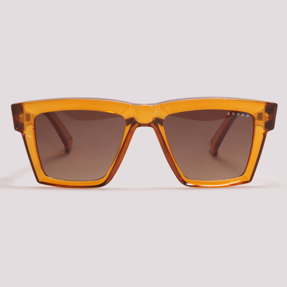Evoke Time Square Yago Dora YD01 Crystal Ambar Caramel/ Brown Gradient