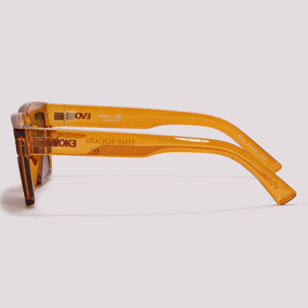 Evoke Time Square Yago Dora YD01 Crystal Ambar Caramel/ Brown Gradient