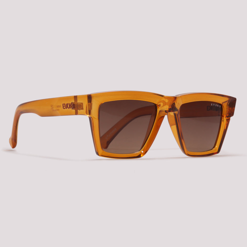 Evoke Time Square Yago Dora YD01 Crystal Ambar Caramel/ Brown Gradient