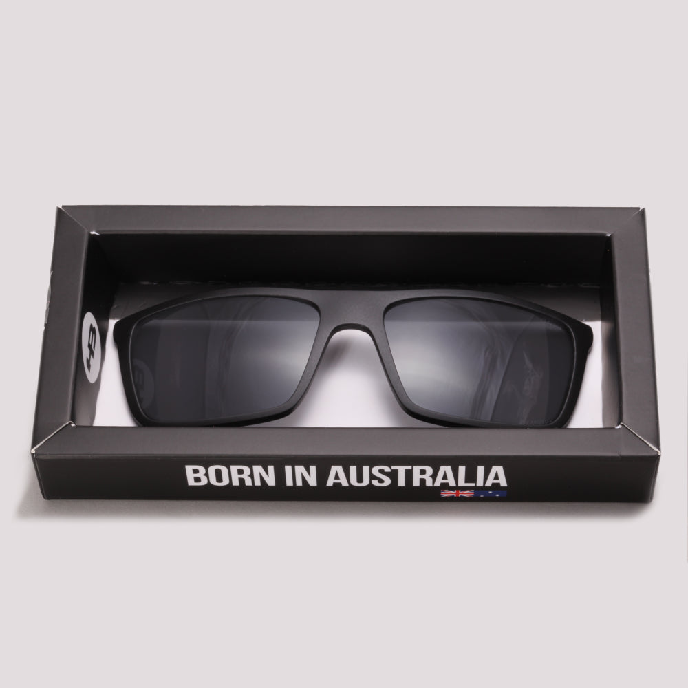 Clip On para  HB Switch 0379 Preto Fosco Cinza Polarizado