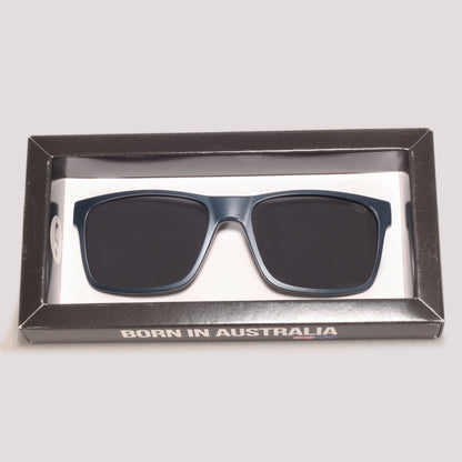 Clip On para Óculos de Grau HB Switch 0339 Matte Navy/ Polarized Gray - 53mm