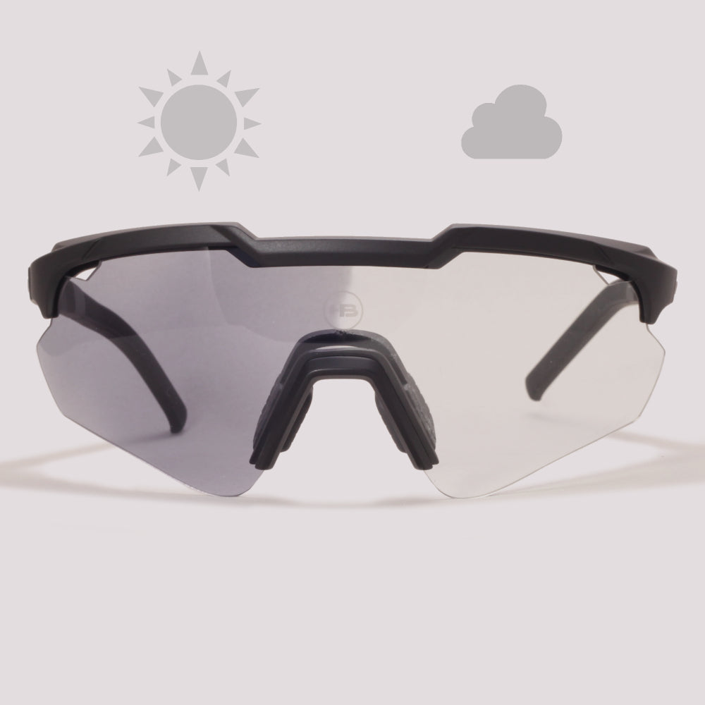 HB Shield Comp. 2.0 Matte Black/ Photochromic  - Sol