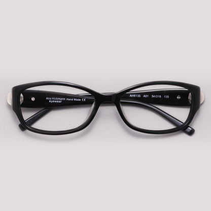 Ana Hickmann AH6135 A01 Preto Brilho - Grau - 54 mm