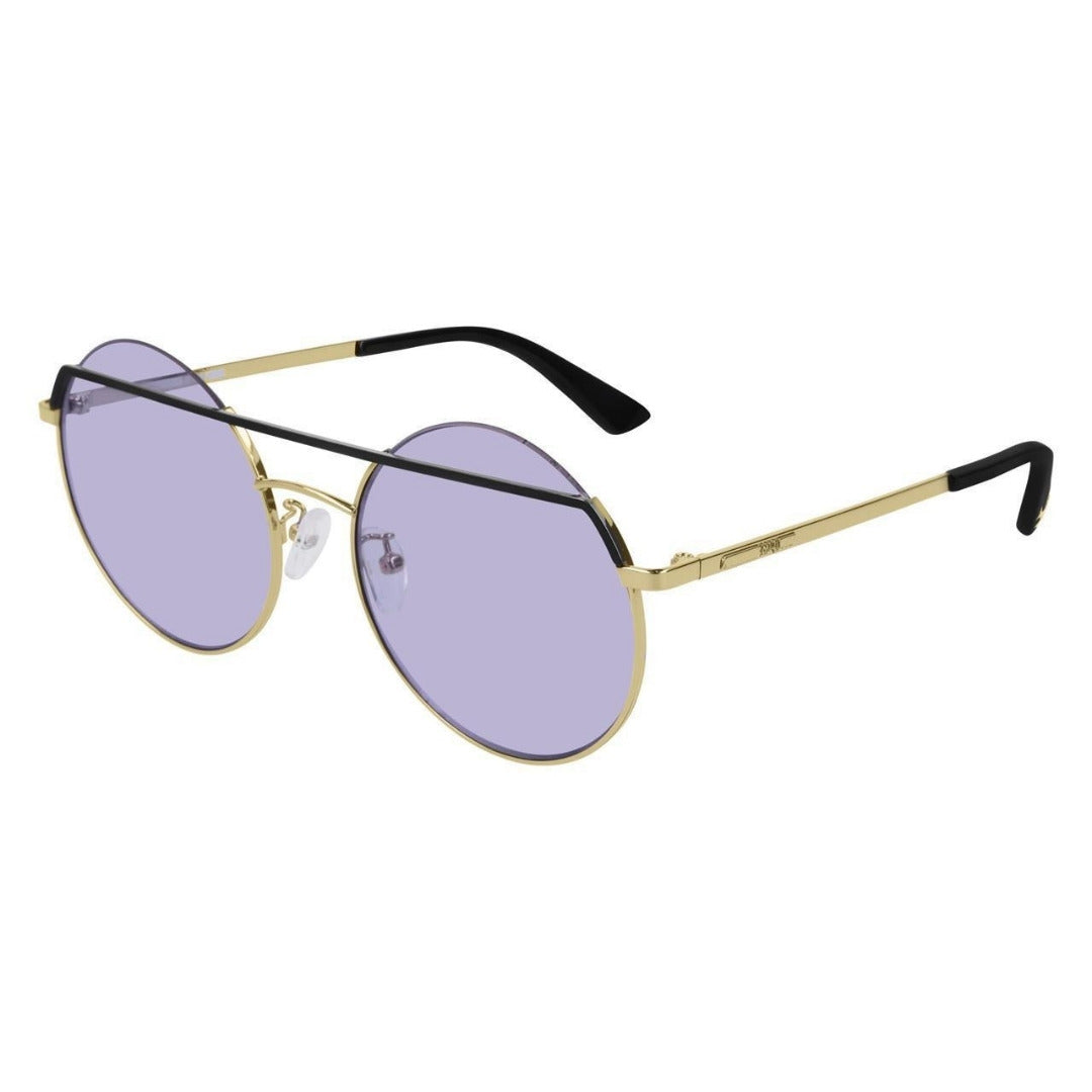 MCQ MQ0164S 005 Prata Brilho Roxo - Sol - 55 mm