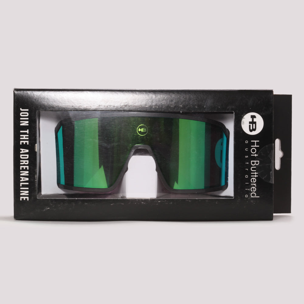 Clip On para Óculos de Grau HB Presto Grafeno Verde Espelhado