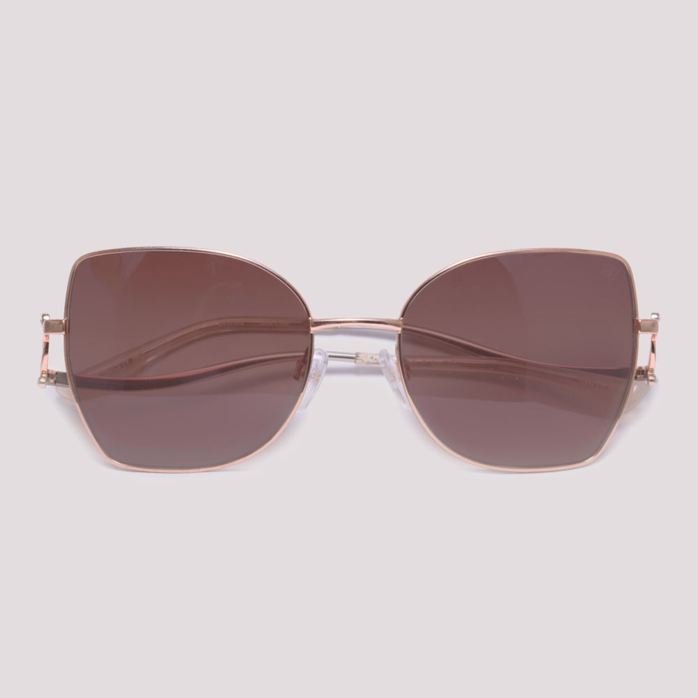 Anima Sou Chic 04A Dourado Brilho Marrom Degradê  - Sol - 54 mm
