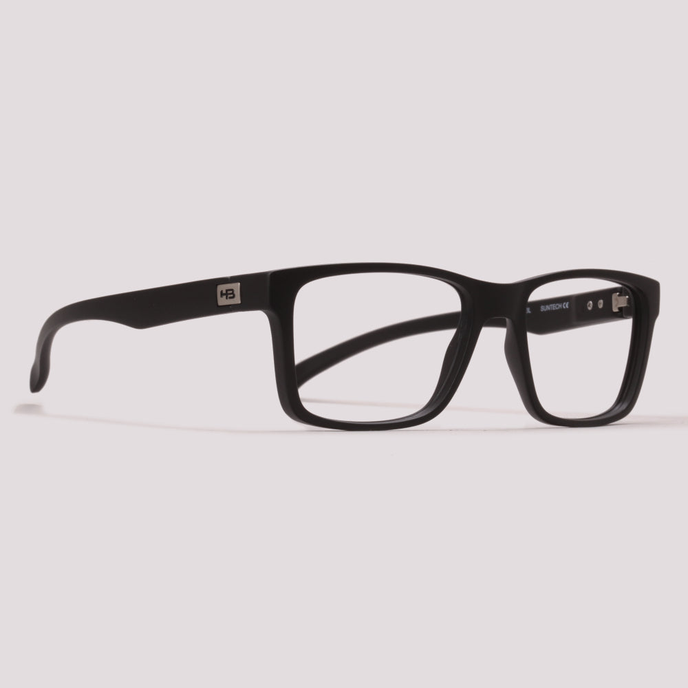 HB Polytech 0339 Clip On Preto Fosco Cinza Night Drive  - Grau - 53 mm