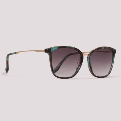 Evoke EVK RX41S E01 Azul Mesclado Preto Degradê - Sol - 53 mm