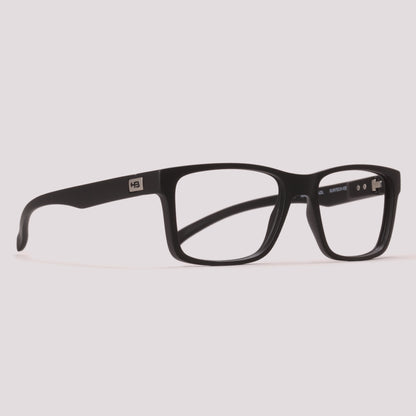 HB Polytech 0339 Clip On Preto Fosco Preto Polarizado - Grau - 53 mm
