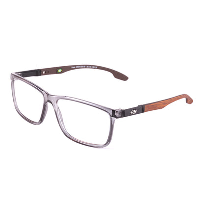 Mormaii Prana Cinza Brilho e Marrom Fosco - Lente 5,5 cm  - Grau