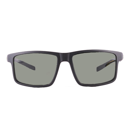 Mormaii Swap 5 Clip on Preto e Cinza Fosco/ Verde G15/ Amarelo - Lente 5,7 cm  - Grau