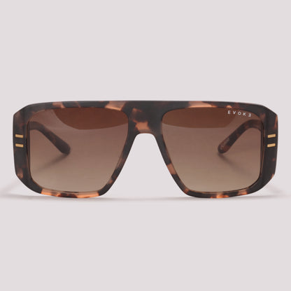 Evoke EVK 30 BRG01 Mesclado Fosco Marrom Degradê - Sol - 56 mm