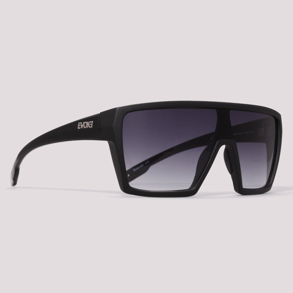 Evoke Bionic Alfa A14 Matte Black Temple Shine Gray Degradê  - 135 mm  - Sol