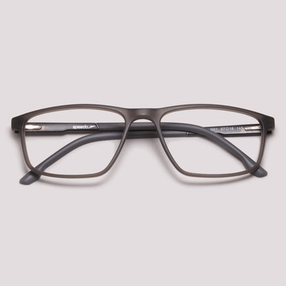 Speedo SP7040I G01 Retangular Cinza Fosco - Grau - 57 mm
