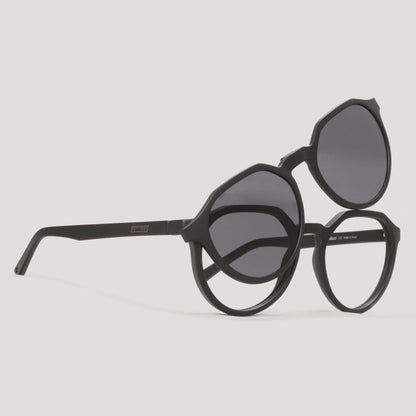 Colcci Bandy 6 Clip On Preto Fosco/ Preto - 53 mm  - Grau