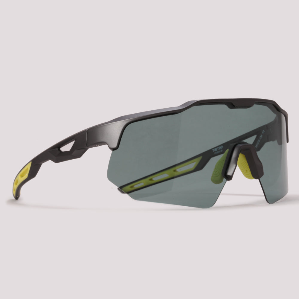 Evoke EVK 40 H11P Cinza Fosco/Verde Polarizado - Sol - 155 mm