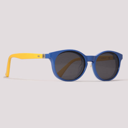 HB Switch 0456 Azul Amarelo Cinza Polarizado - Grau - 44 mm