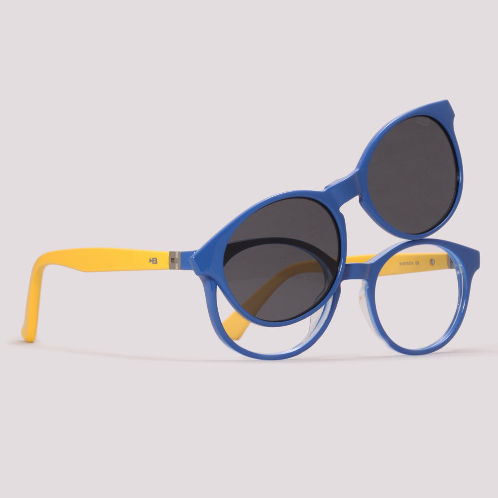 HB Switch 0456 Azul Amarelo Cinza Polarizado - Grau - 44 mm
