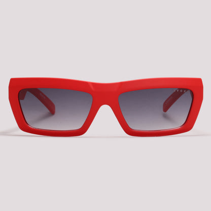Evoke Outlaw High-end C11T  Watermelon Red Matte Silver Gray Gradient - Lente 56 MM - Sol