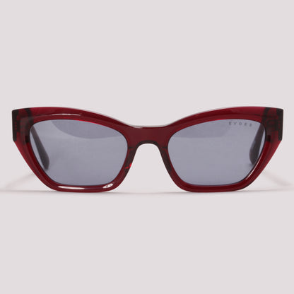 Evoke EVK 42 C02 Vinho Translúcido Azul - Sol - 52 mm