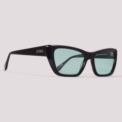 Evoke EVK 44 A03 Preto Brilho Azul - Sol - 53 mm
