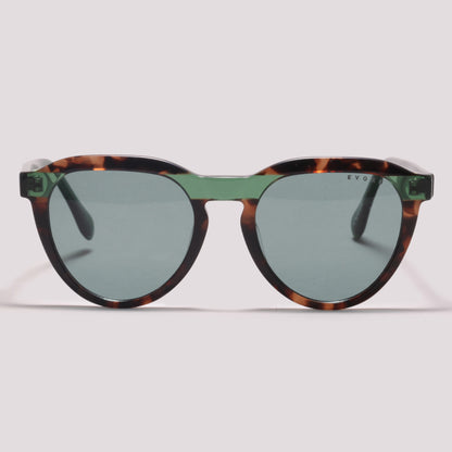 Evoke EVK 45 G21 Havana Shine Crystal Green - Sol - 52 mm