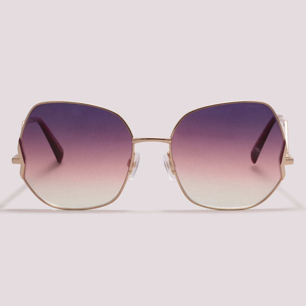 Hickmann HI30012 13A Dourado Brilho Roxo e Rosa Degradê - Sol - 57 mm