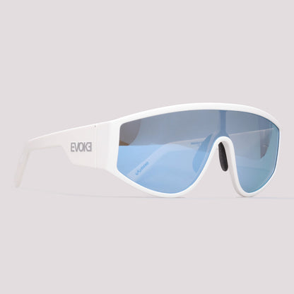 Evoke On Court High-end B01S White SIlver Blue Flash - Lente 139 MM - Sol