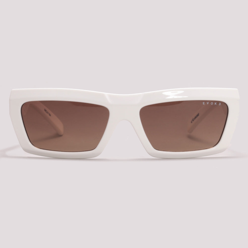 Evoke Outlaw High-end B01T White Shine Black Brown Gradient - Lente 56 MM - Sol