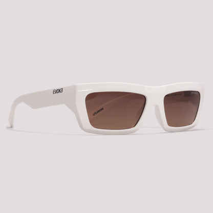 Evoke Outlaw High-end B01T White Shine Black Brown Gradient - Lente 56 MM - Sol