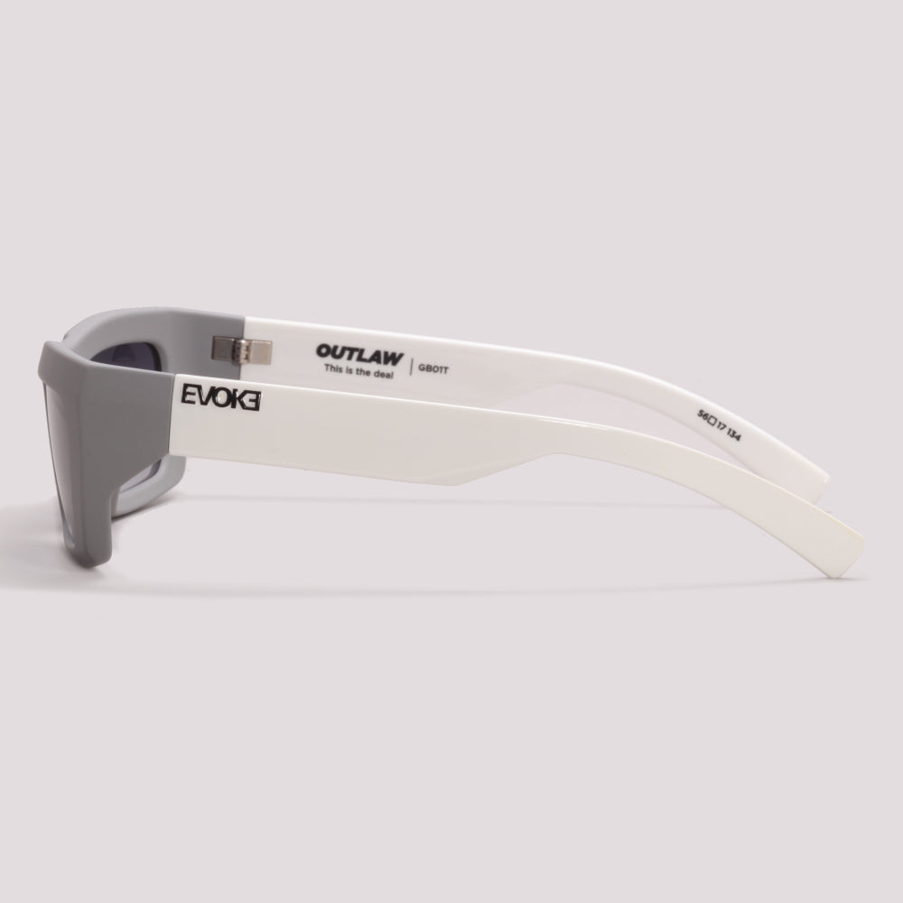 Evoke Outlaw High-end GB01T Grey White Black Gray Gradient - Lente 56 MM - Sol
